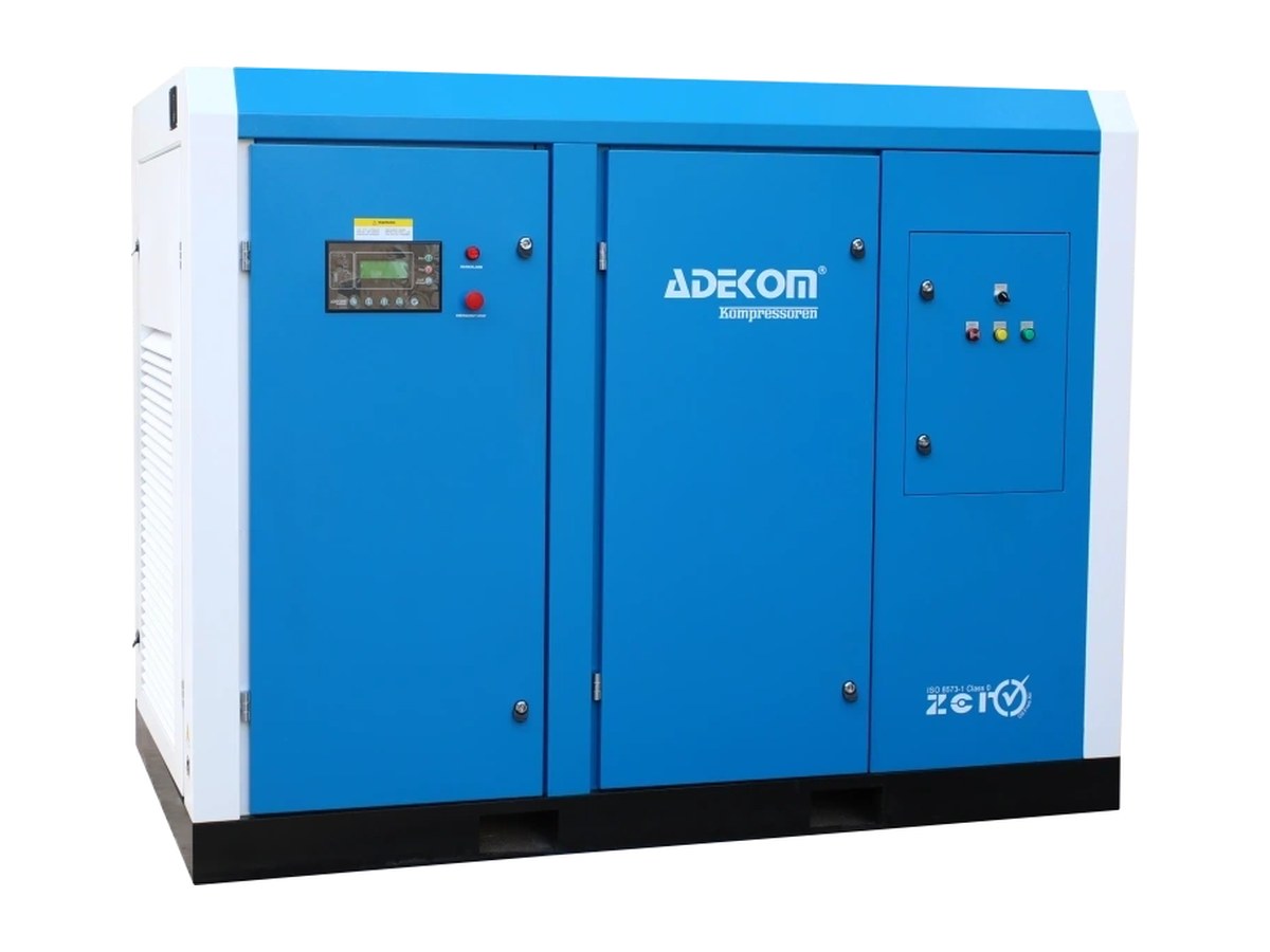 ADEKOM oil-free rotary-screw compressor, ISO 8573-1 Class 0