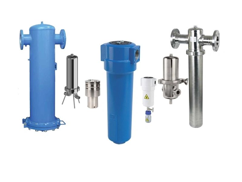 OMEGA AIR compressed air filter housing