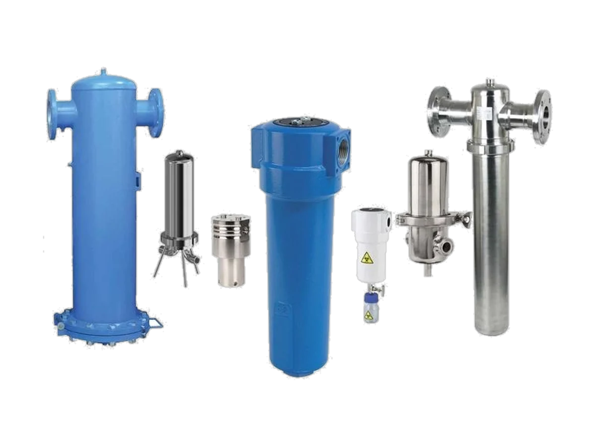 OMEGA AIR compressed air filter housing